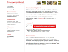 Tablet Screenshot of bodemvergelijker.nl